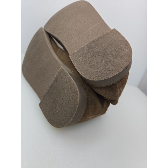 J. Crew Crewcuts K7 Macalister Suede Lace-Up Boys Boots Big Kids Sz 7 Brown Tan - Picture 8 of 12